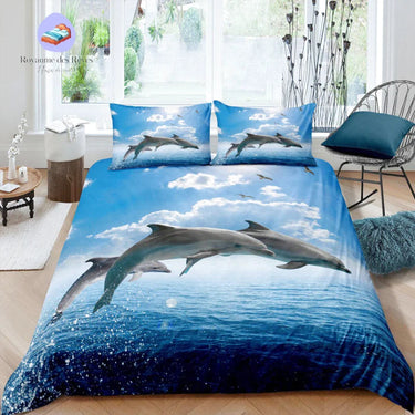 Housse de Couette Dauphin Mer